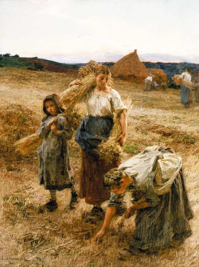 Les Glaneuses du soir - Léon Lhermitte
