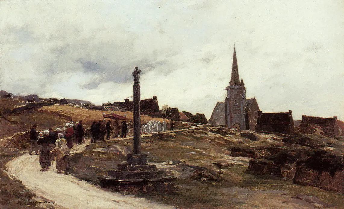 Procession près de Ploumanac’h - Léon Lhermitte