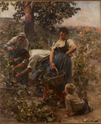 Les Vendanges - Léon Lhermitte