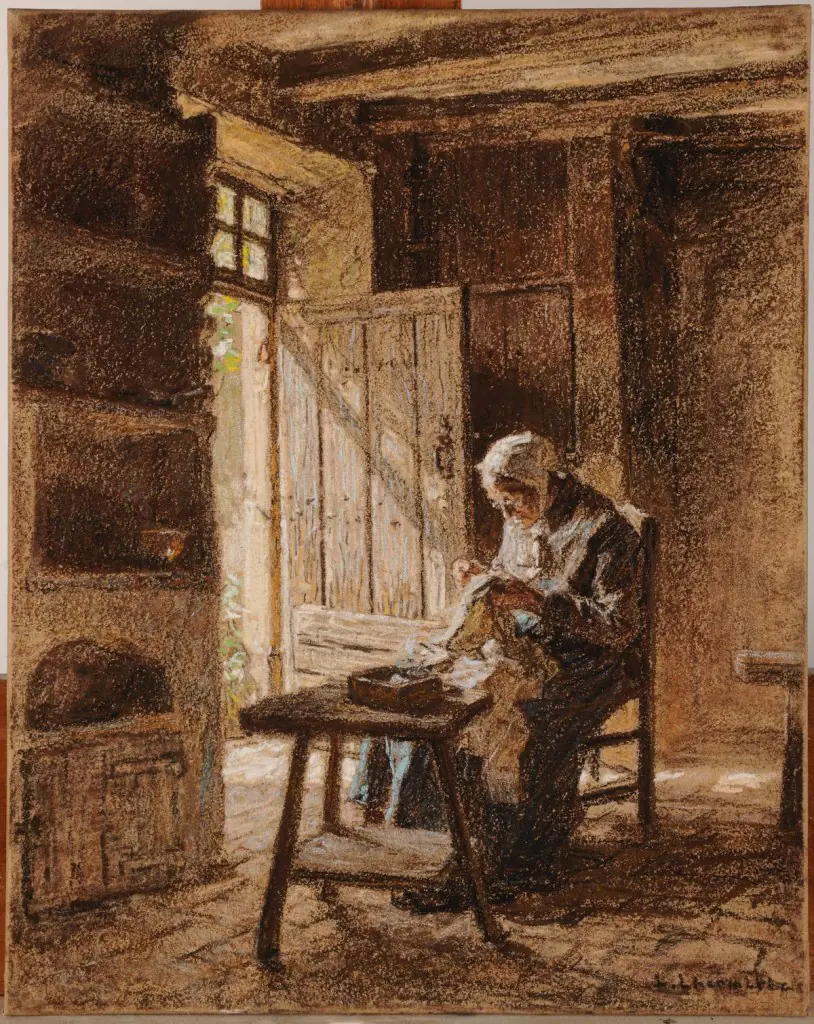 La Vieille Couturière - Léon Lhermitte
