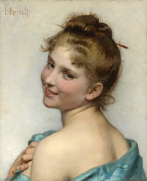 Une jeune beauté - Léon Perrault
