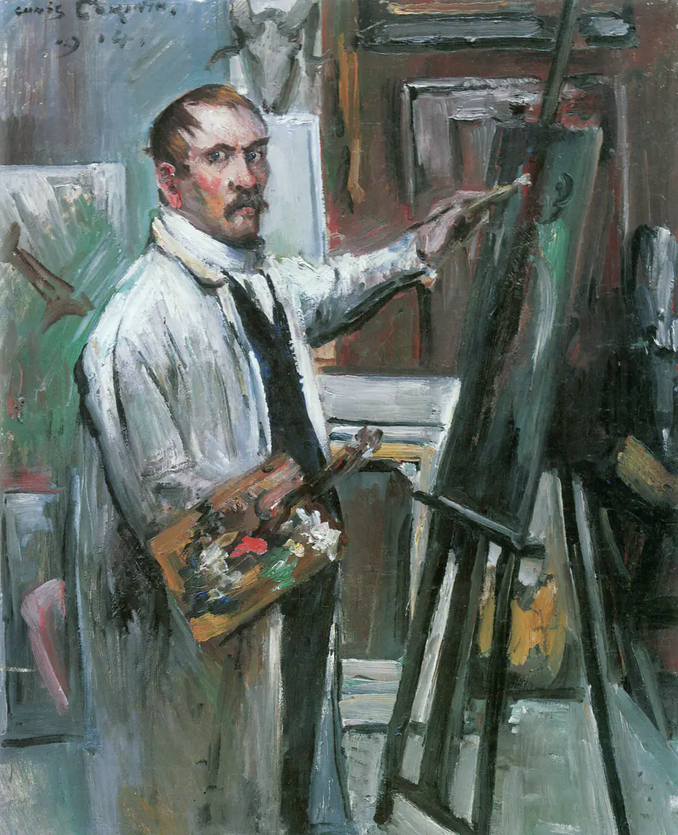 Autoportrait à l'atelier - Lovis Corinth