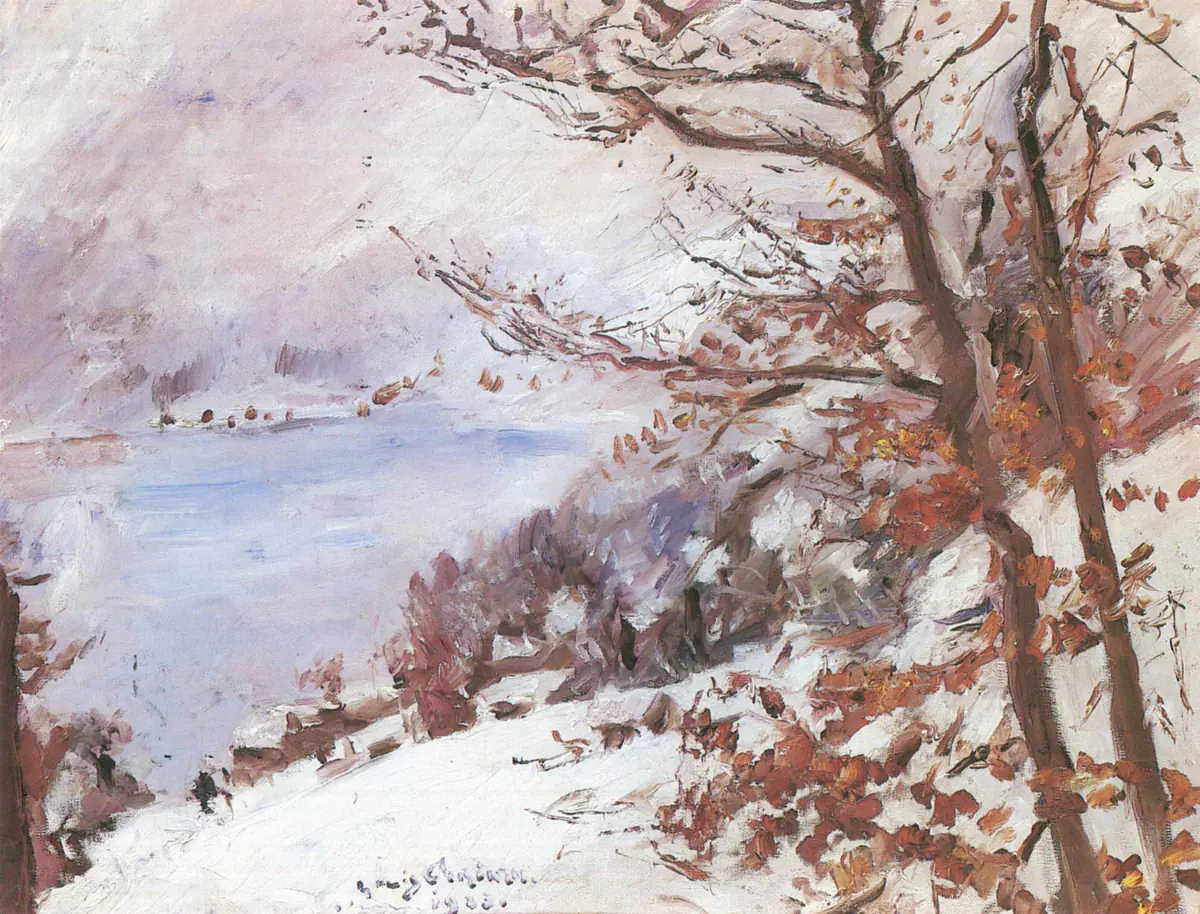 Lac Walchen en hiver - Lovis Corinth