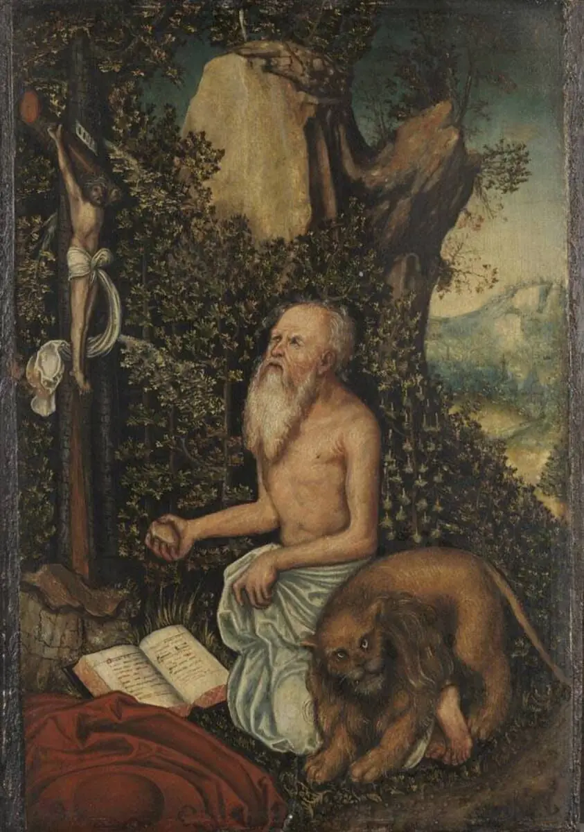 Saint Jérôme pénitent - Lucas Cranach d. Ä.