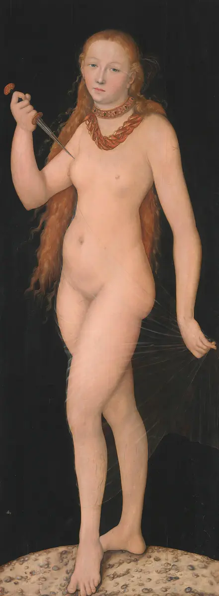 Le suicide de Lucrèce - Lucas Cranach d. Ä.