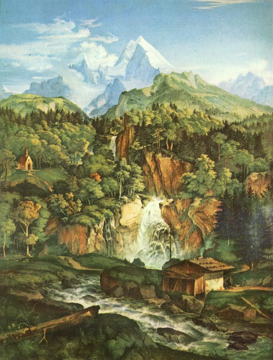 Le Watzmann - Ludwig Richter