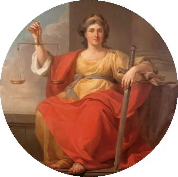 Allégorie de la Justice (Temida). - Marcello Bacciarelli