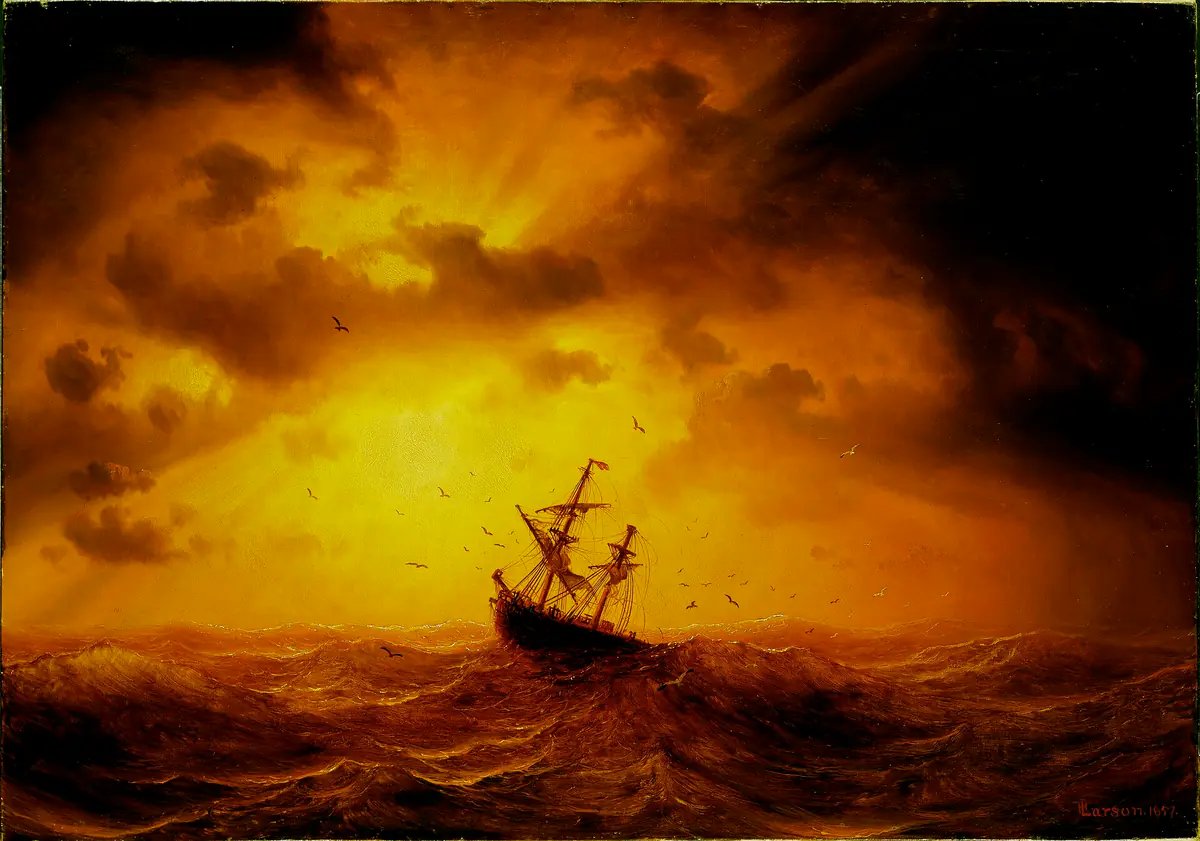 Mer agitée - Marcus Larson