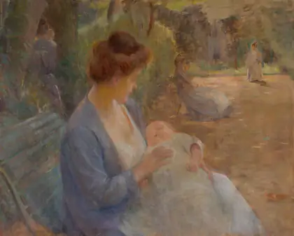 Dans une maternité - Marie Bertuch