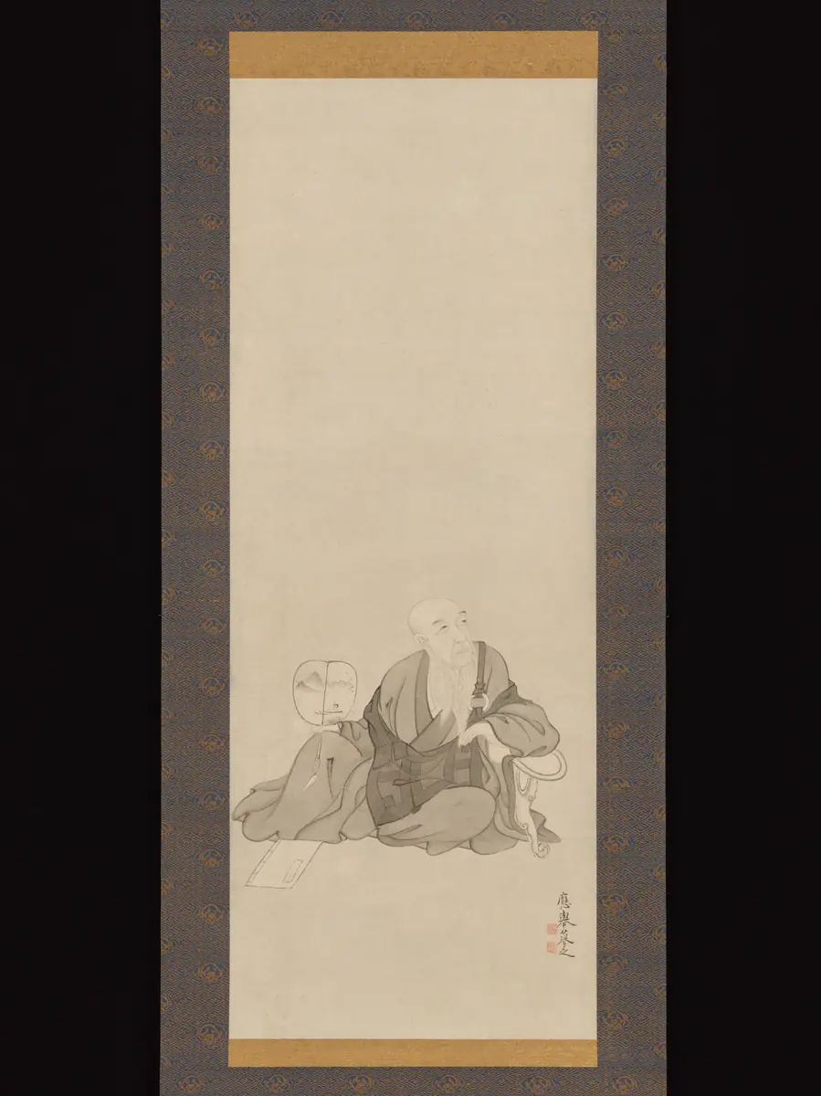 Portrait de Botanka Shōhaku - Maruyama Ōkyo