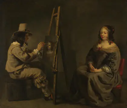 Peintre et modèle - Mathieu Le Nain