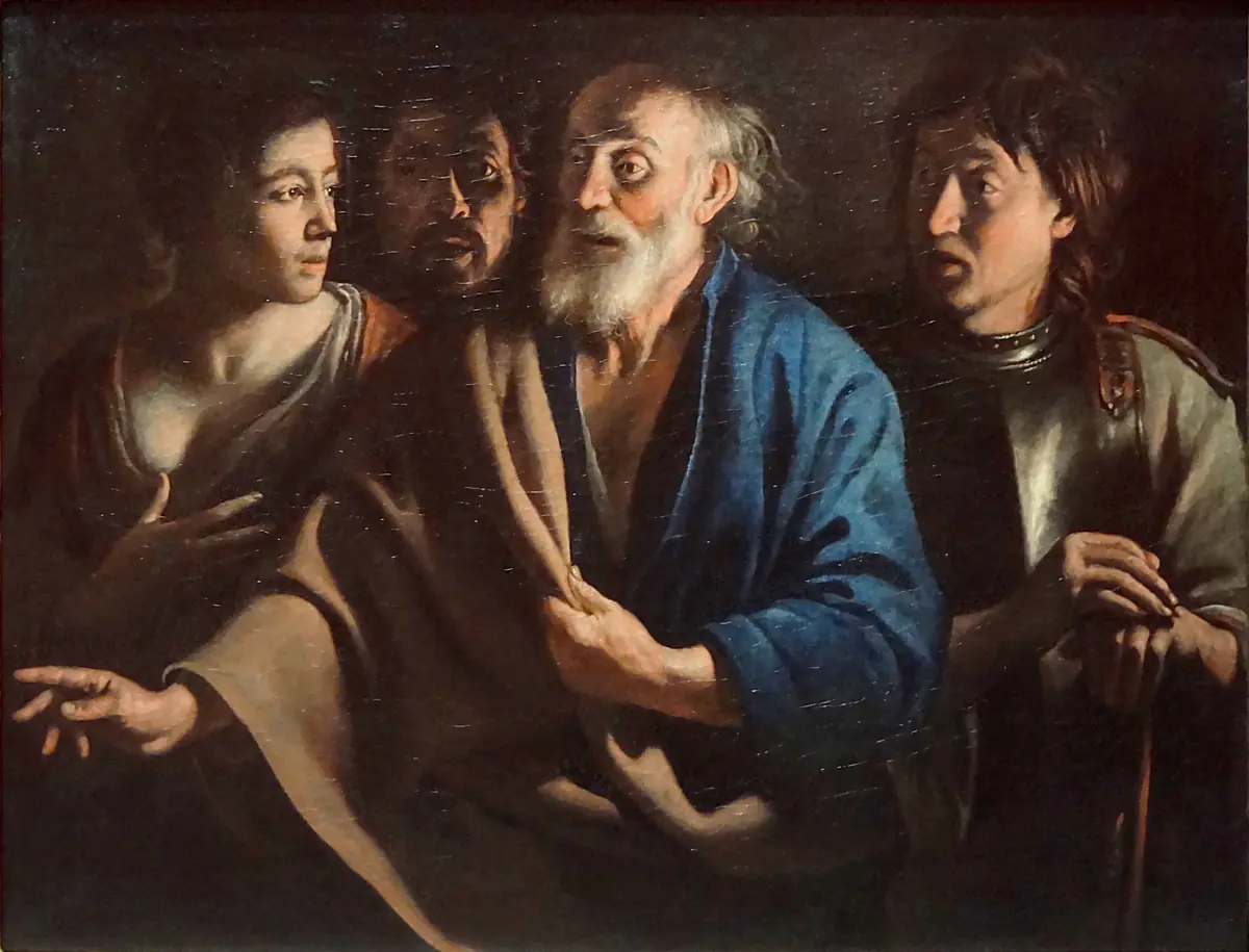 Le Reniement de saint Pierre - Mathieu Le Nain