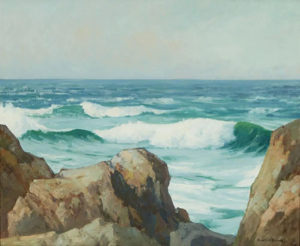 Côte rocheuse - Maurice Braun