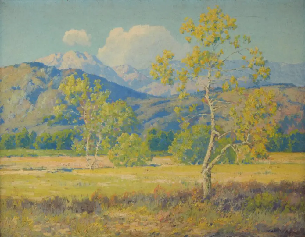 Printemps devant les collines - Maurice Braun