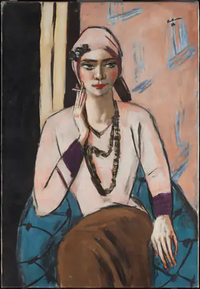 Quappi en rose - Max Beckmann