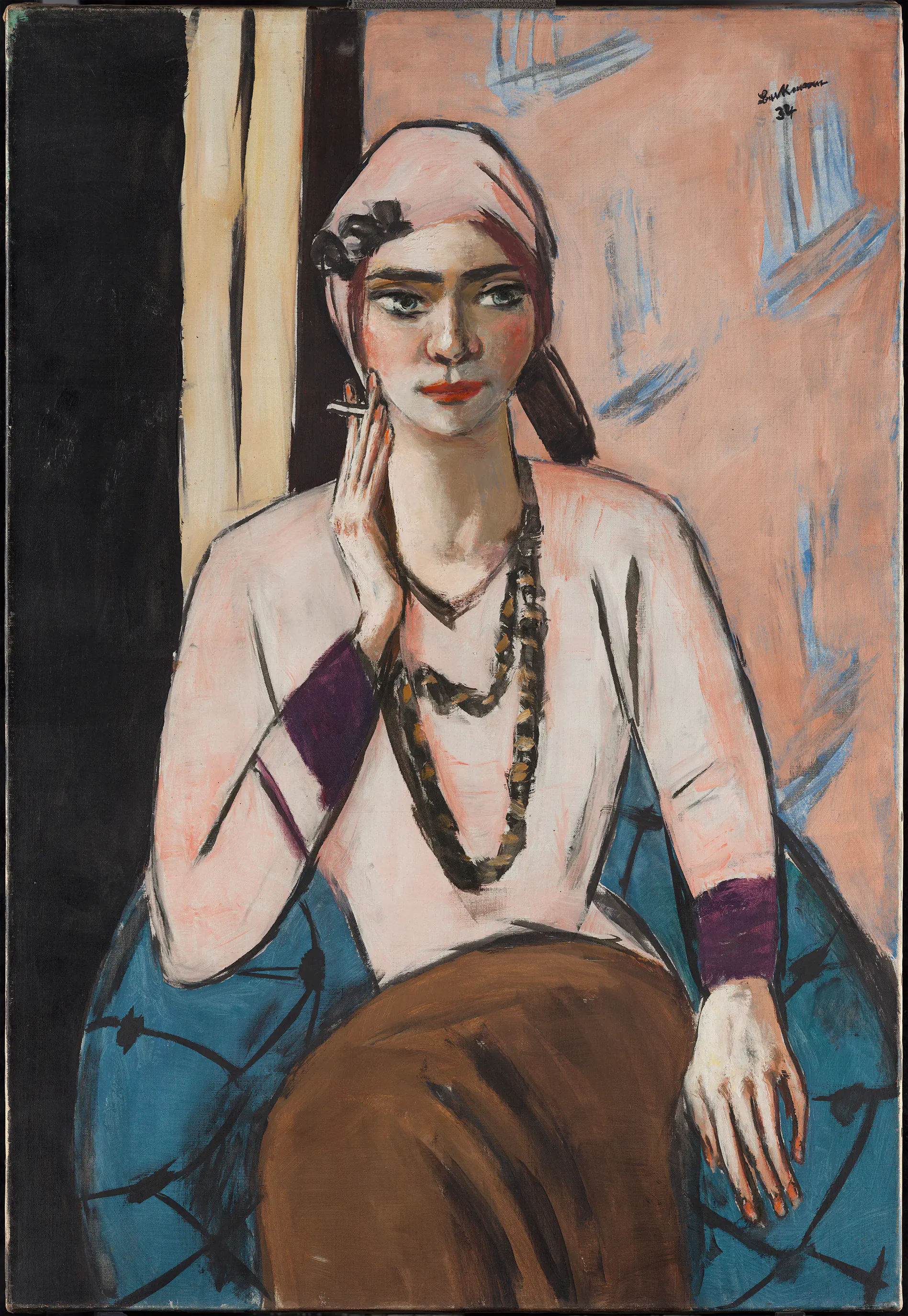 Quappi en rose - Max Beckmann