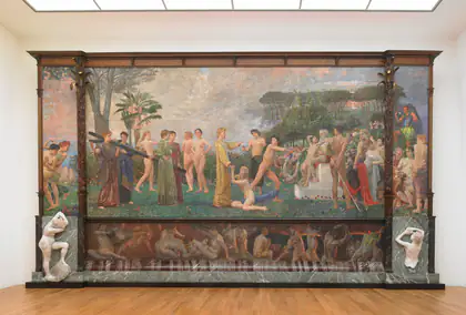 Le Christ dans l'Olympe - Max Klinger