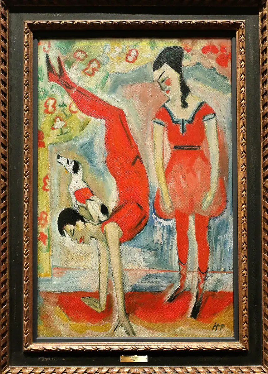 Acrobates, 1920 - Max Pechstein
