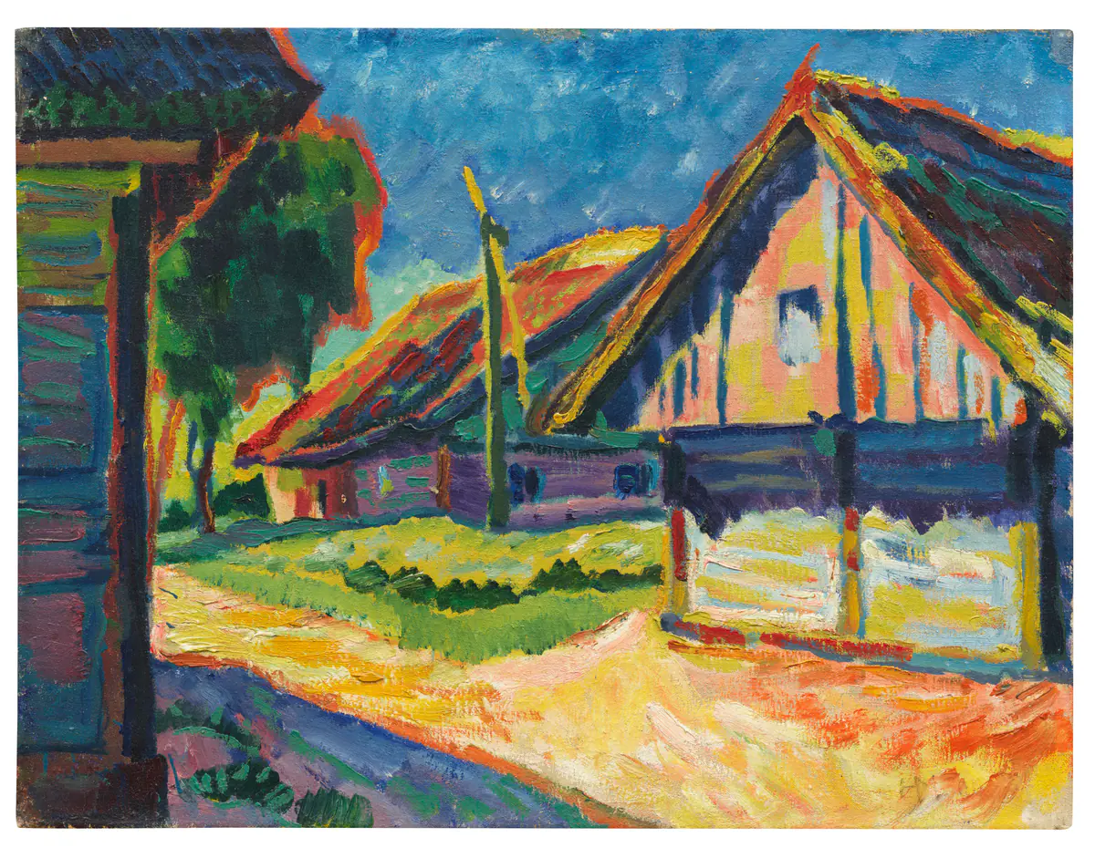 Cabanes, 1909 - Max Pechstein