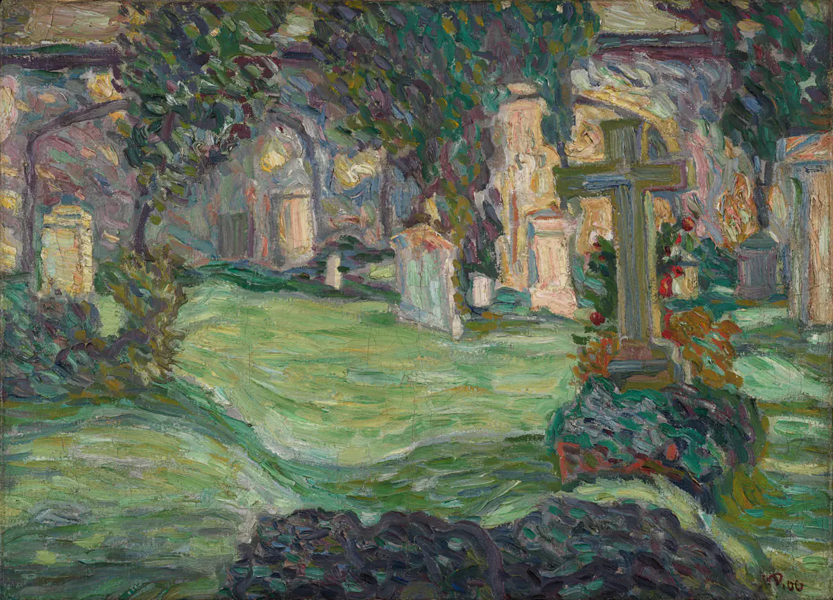 Le cimetière Elias à Dresde - Max Pechstein
