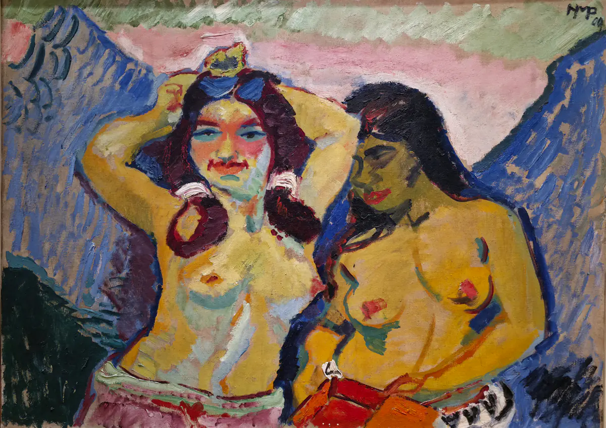 Deux jeunes filles - Max Pechstein