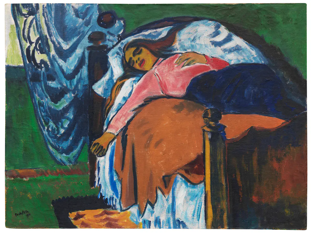 La Femme au repos - Max Pechstein