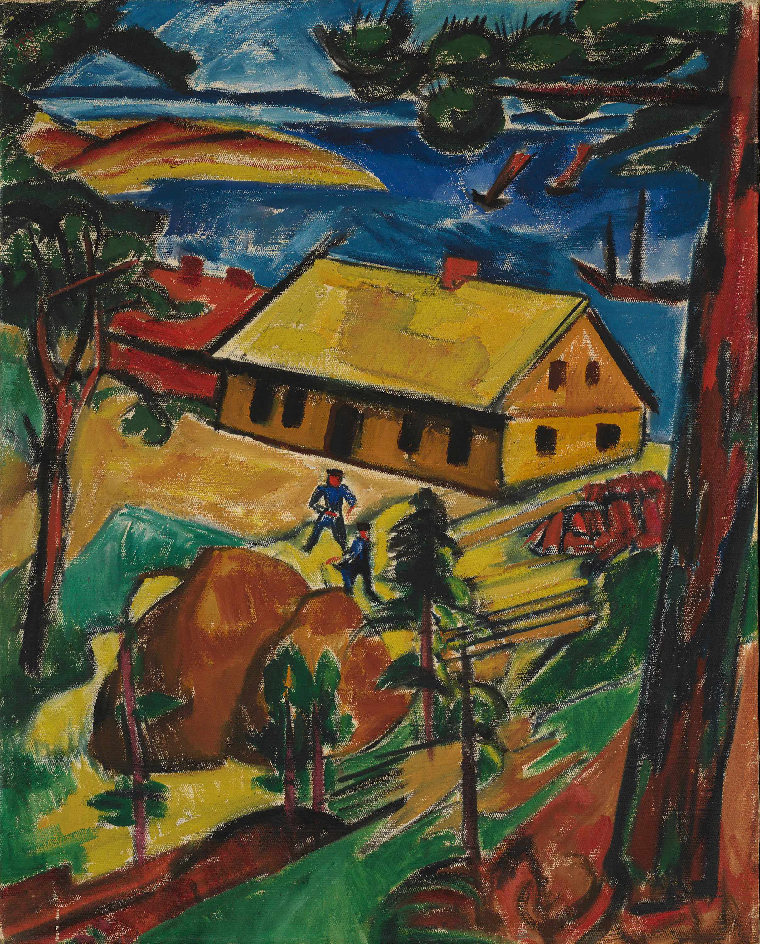 La maison neuve - Max Pechstein