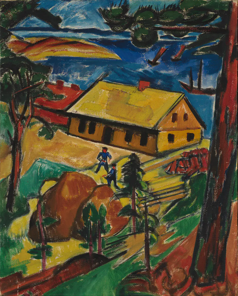 La maison neuve - Max Pechstein