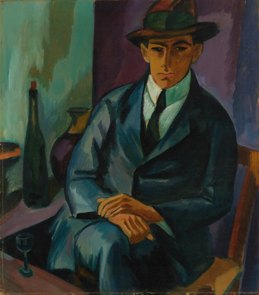 Portrait d'homme - Max Pechstein