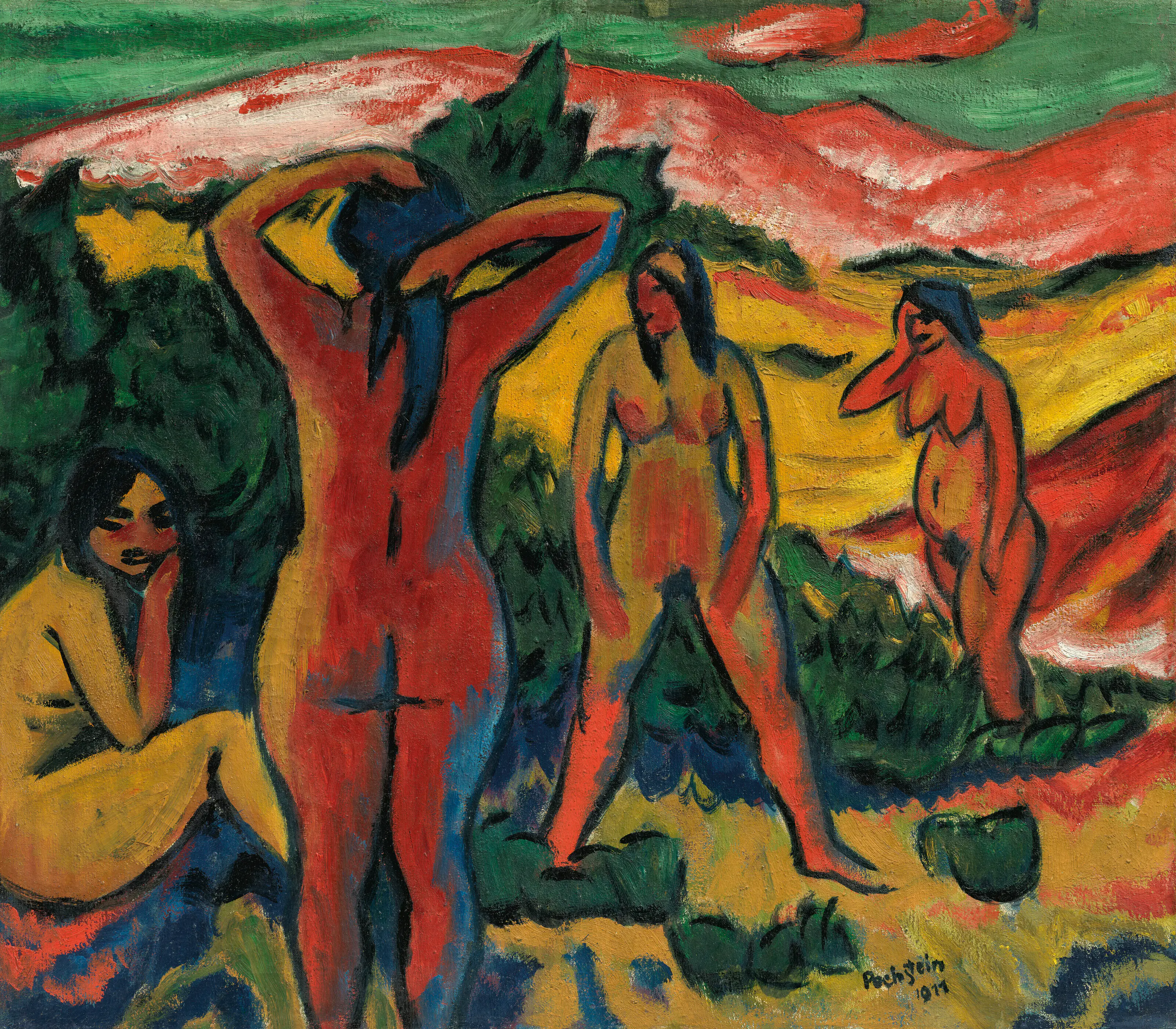 Soir dans la dune - Max Pechstein