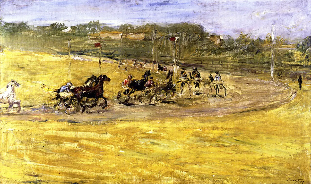 Course de chevaux attelés - Max Slevogt