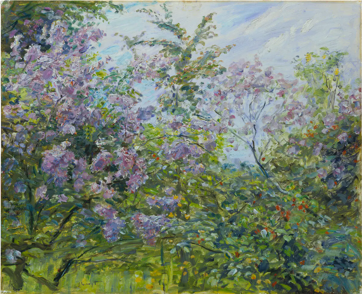 Lilas en fleurs - Max Slevogt