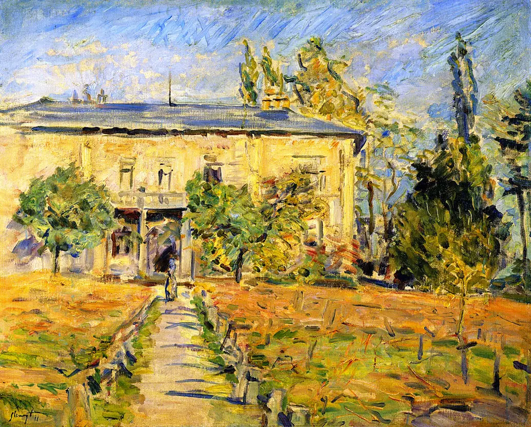 La Maison de Godramstein, côté ouest — Max Slevogt