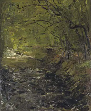 Ruisseau forestier - Max Slevogt