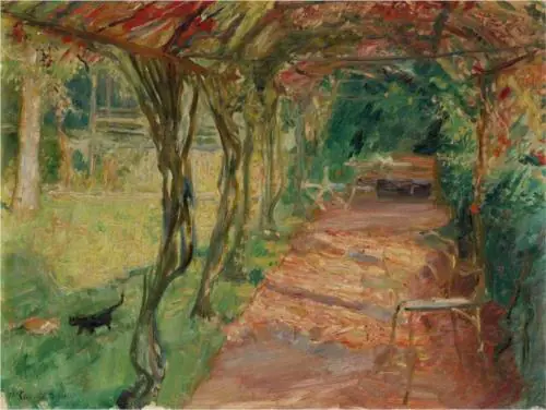 Sous une tonnelle — Max Slevogt