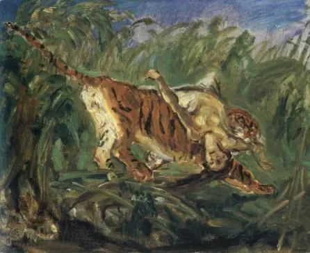 Tigre dans la jungle — Max Slevogt