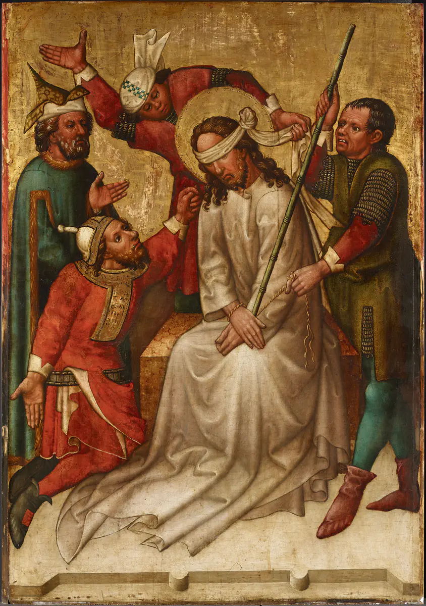 La moquerie du Christ - Meister des Andreas-Altars