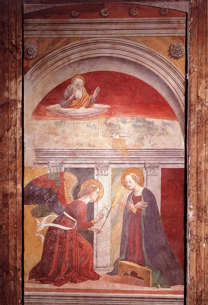 Annonciation - Melozzo da Forlì