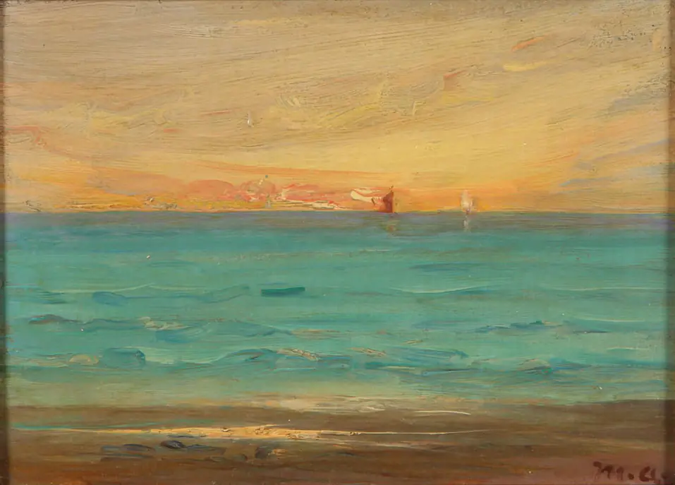 Étude de la mer. - Michael Ancher