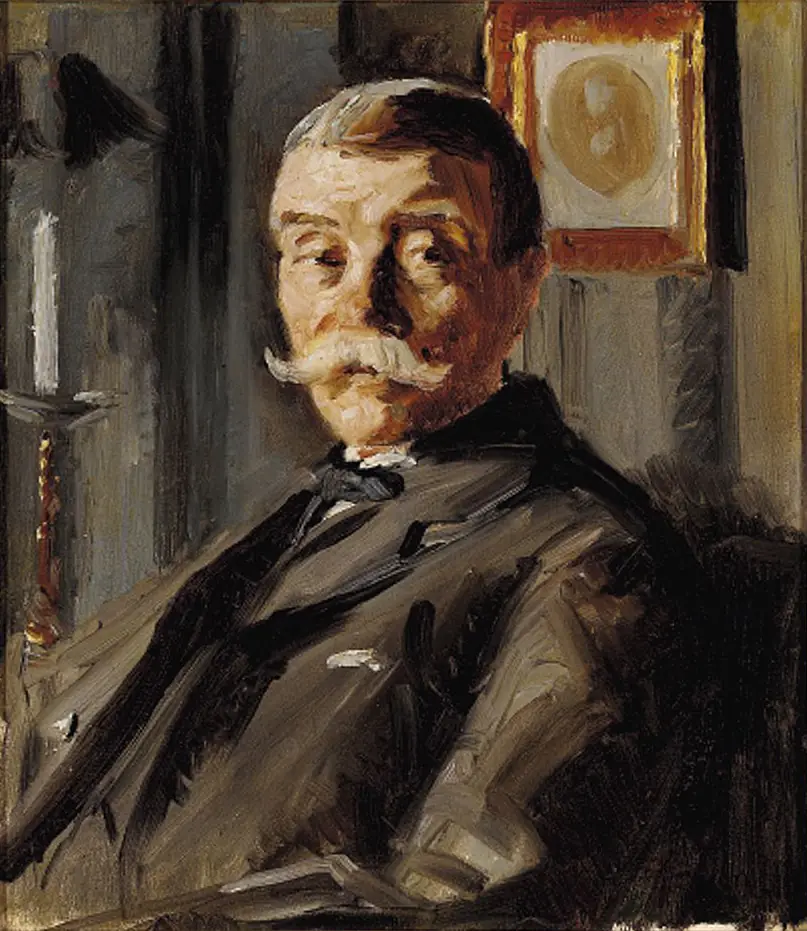 Portrait d'Alexander Bech. Étude. - Michael Ancher