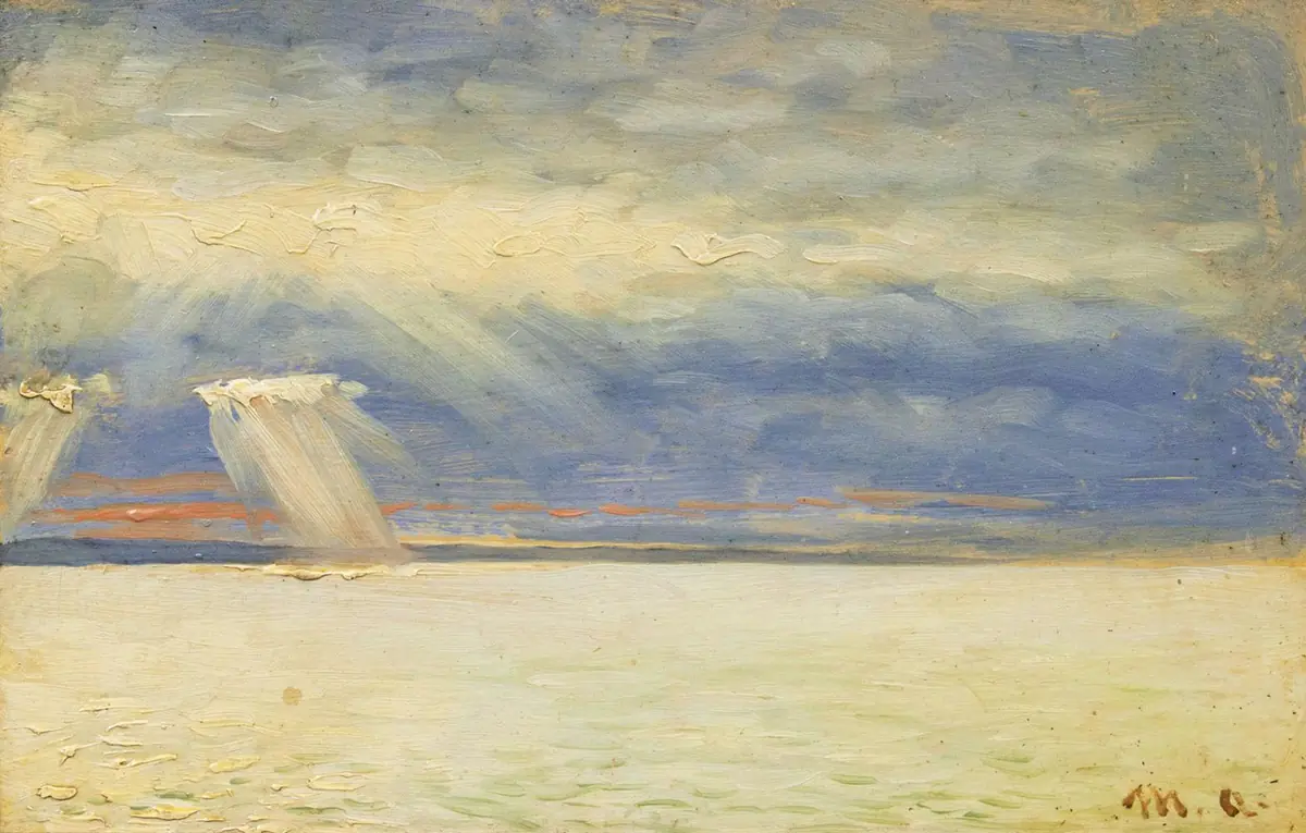 Le soleil perce. - Michael Ancher