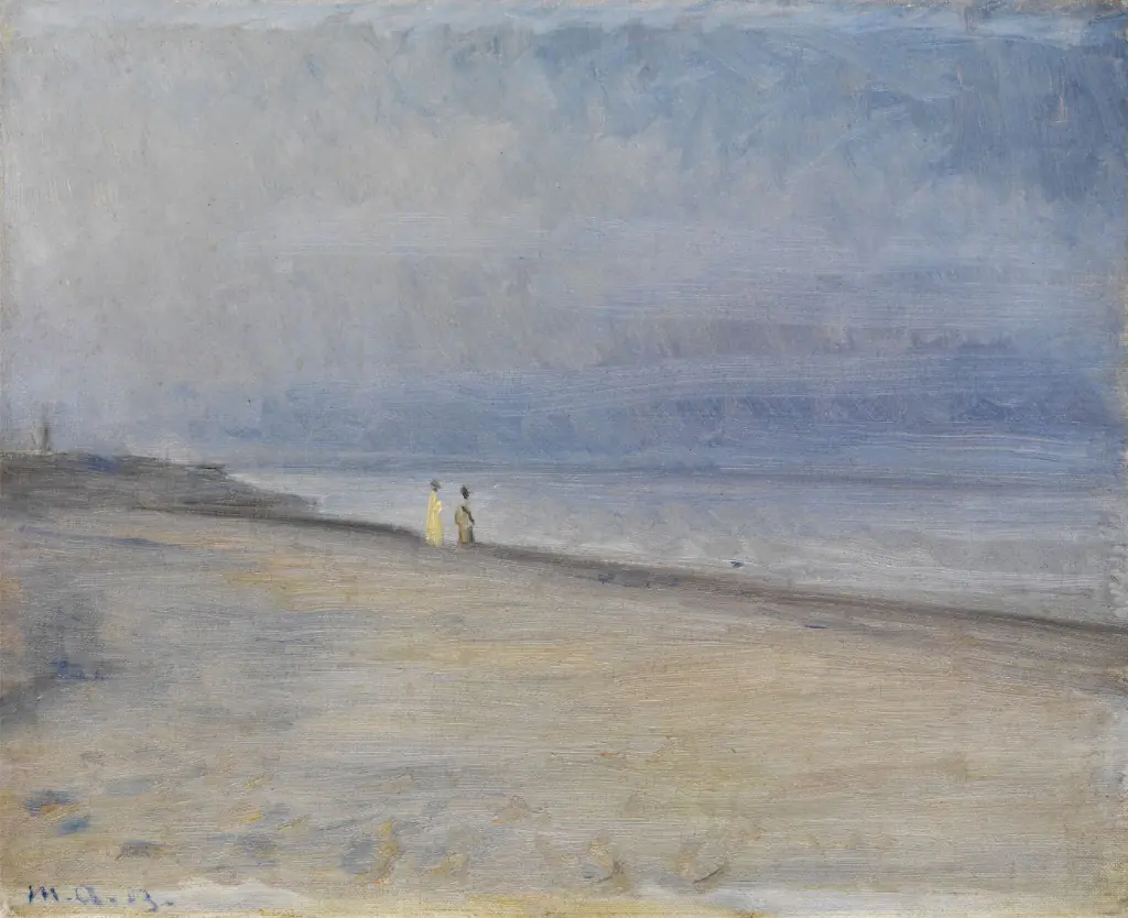Vue sur une plage - Michael Ancher
