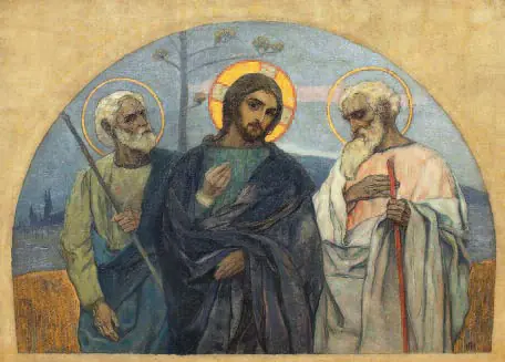 Le Chemin d’Emmaüs - Mikhaïl Nesterov