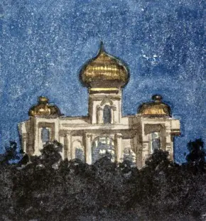 Une église - Mikhaïl Vroubel