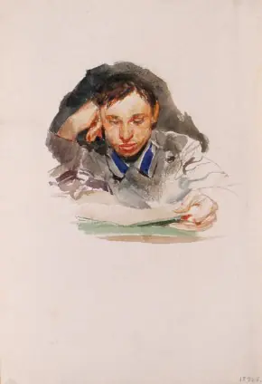 Portrait d’un étudiant - Mikhaïl Vroubel