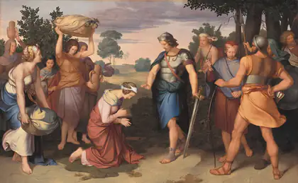 Abigail devant David - Moritz von Schwind