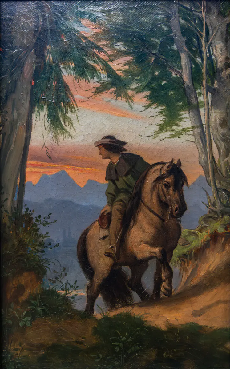Adieu à la vallée - Moritz von Schwind