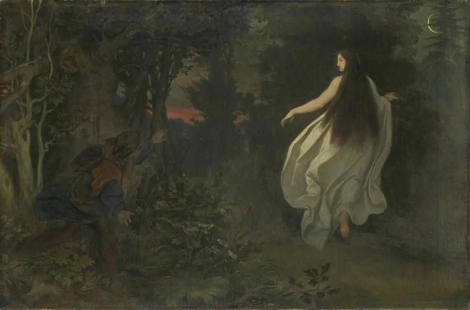 Apparition dans la forêt - Moritz von Schwind