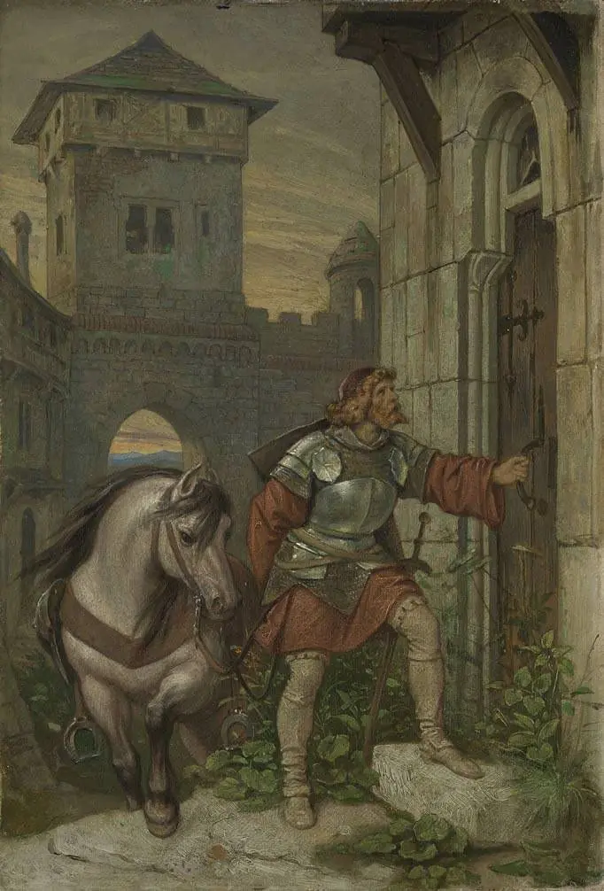 Chevalier de retour - Moritz von Schwind