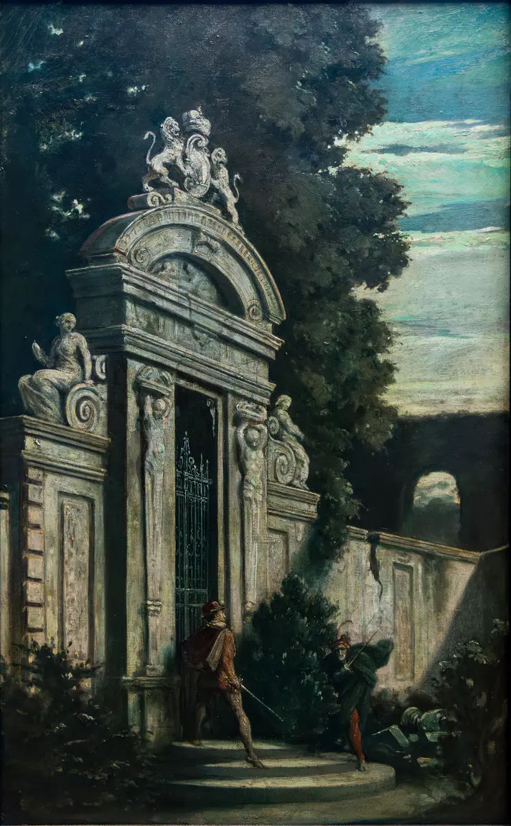 Duel nocturne - Moritz von Schwind